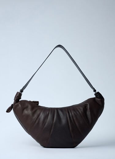 Large Rail Belt Croissant Shoulder Bag Lemaire Large Rail Belt Croissant Shoulder Bag Brown lem0362017