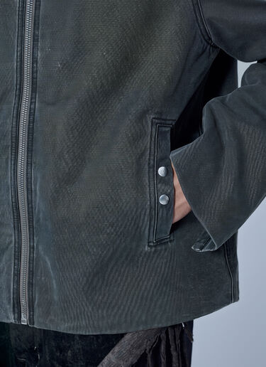 Rick Owens DRKSHDW Zip-Up Hooded Jacket Grey drk0166002