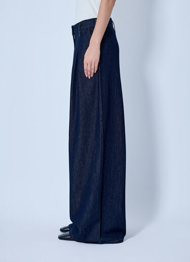 LN-CC® - Dries Van Noten: Wide-Leg Denim Trousers - Navy Dries Van Noten Wide-Leg Denim Trousers Navy dvn0265008