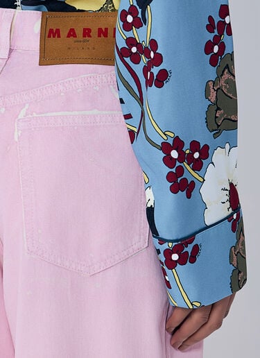 Marni Denim Pants Pink mni0263005