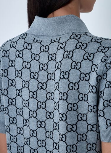 Polo 迷你连衣裙 Gucci Polo 迷你连衣裙 灰色 guc0261105