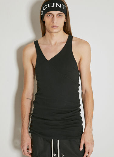 Double Ziggy Tank Top Rick Owens DRKSHDW Double Ziggy Tank Top Black drk0154012