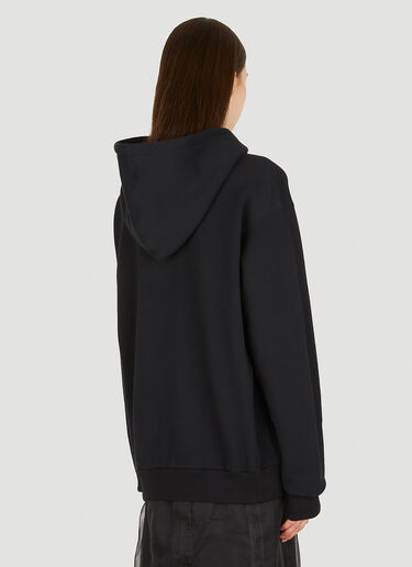 Gucci 徽标刺绣连帽运动衫 黑 guc0251060