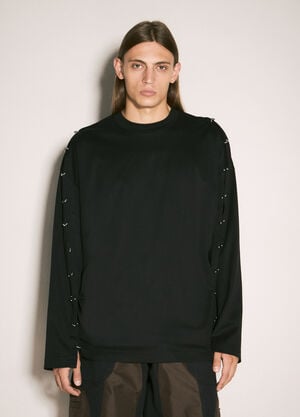 Mugler Pierced T-Shirt Black mug0158012