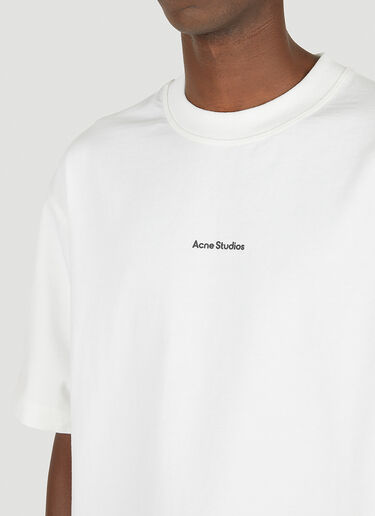 Acne Studios 로고 티셔츠 화이트 acn0148029