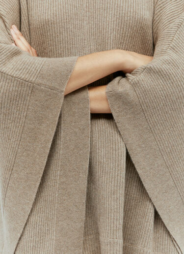 Max Mara Cashmere Oversized Poncho Beige max0254082