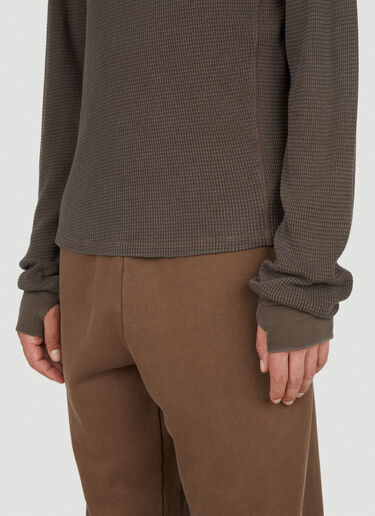 Thermal Long Sleeve T-Shirt Entire Studios Thermal Long Sleeve T-Shirt Brown ent0153027