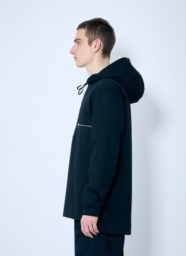 Dries Van Noten 连帽棉质拉链衬衫  黑色 dvn0160015