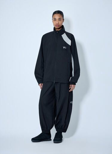Raw Edge 3 Stripes Nylon Shell Pants Y-3 Raw Edge 3 Stripes Nylon Shell Pants Black yyy0364013