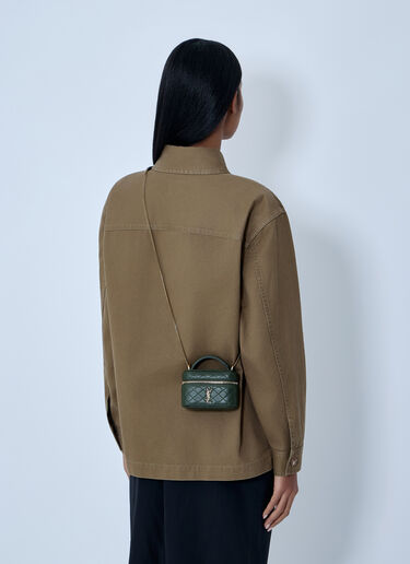 마이크로 가비 바니티 숄더 백 Saint Laurent 마이크로 가비 바니티 숄더 백 그린 sla0262053