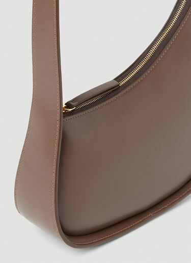 The Row Half Moon Shoulder Bag Brown row0253012