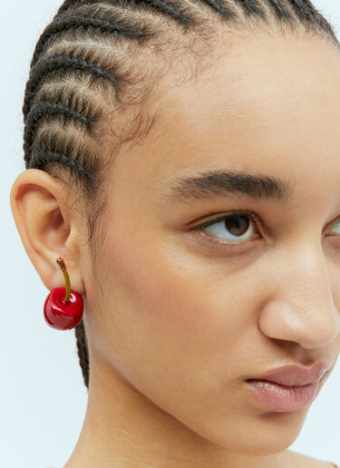 Jacquemus 레 부클 스리즈 이어링 레드 jac0254104