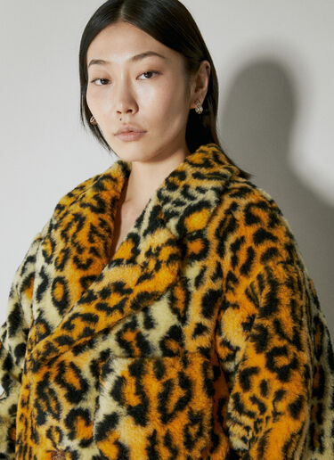 Wittgenstein レオパードコート Vivienne Westwood Wittgenstein レオパードコート イエロー vvw0254012