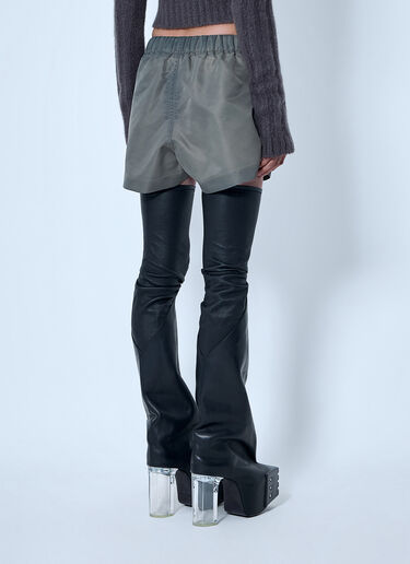 Rick Owens Elasticated Waist Shorts Grey ric0266004
