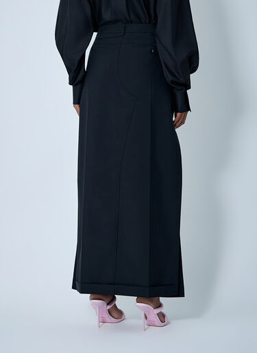 Tailored Wool-Mohair Maxi Skirt Alexander Wang Tailored Wool-Mohair Maxi Skirt Black awg0262008