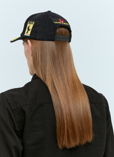 Aries Moto Corduroy Baseball Cap Black ari0154018