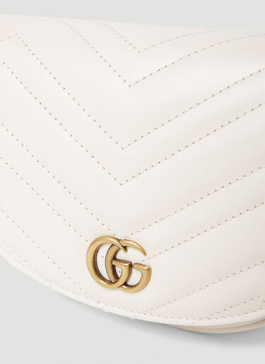 Gucci GG 마몽트 숄더백 화이트 guc0253248