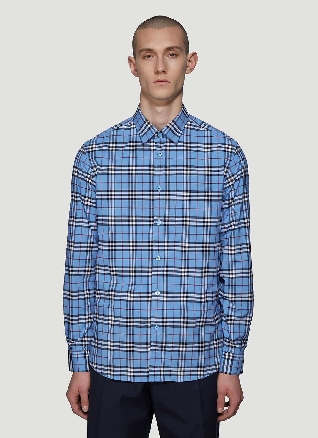 Burberry gingham shirt deals