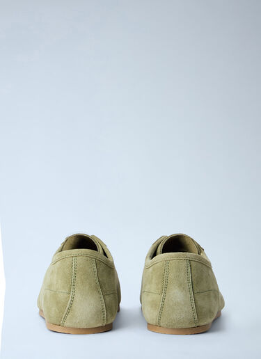 Dries Van Noten Suede Low-Top Trainers Khaki dvn0163029