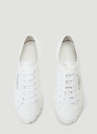 Prada Cassetta Wheel Sneakers White pra0140007