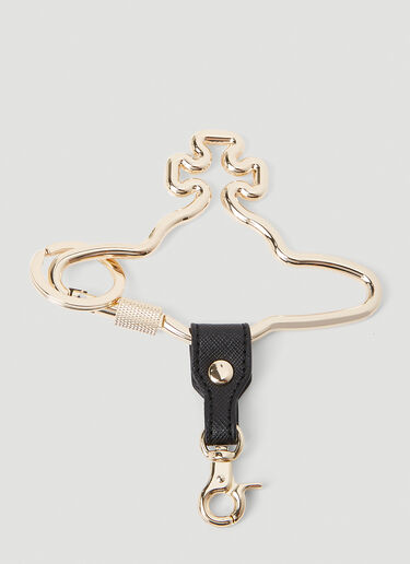 Vivienne Westwood Orb Carabiner Keyring Gold vvw0251079