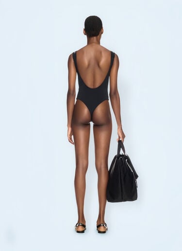 Off-White Logo Band Swimsuit Black ofw0260029
