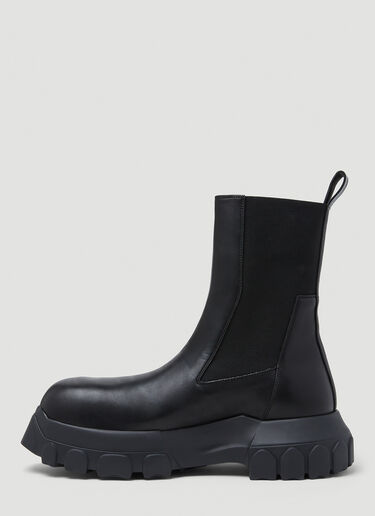 Rick Owens Beatle Bozo Tractor Boots Black ric0149034
