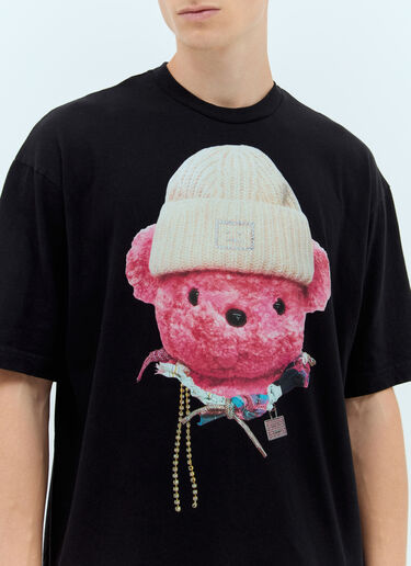 Acne Studios Graphic Print T-Shirt Black acn0157002