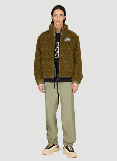 ムートンジップジャケット Moncler Grenoble ムートンジップジャケット グリーン mog0153017