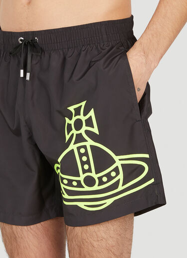 Vivienne Westwood Orb Swim Shorts Black vvw0152007