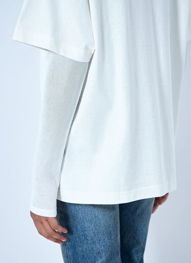 Acne Studios Embroidered T-Shirt White acn0265077