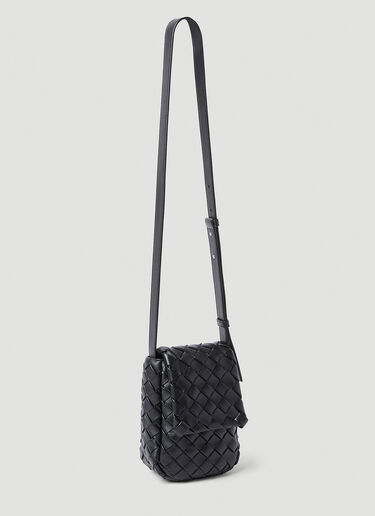 Bottega Veneta Mini Vertical Cobble Crossbody Bag Black bov0155020