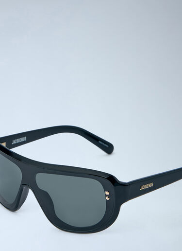 LN-CC® - Jacquemus: Havana Sunglasses - Black Jacquemus Havana Sunglasses Black jac0365301