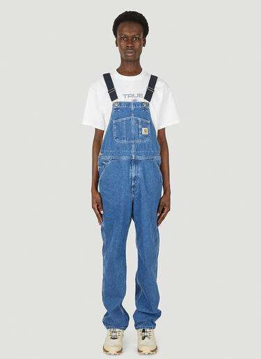 blue carhartt bibs