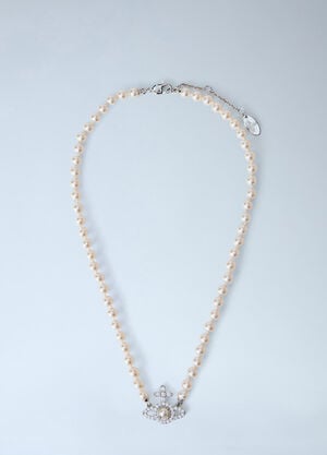 Vivienne Westwood Olympia Pearl Necklace Silver vvw0366035