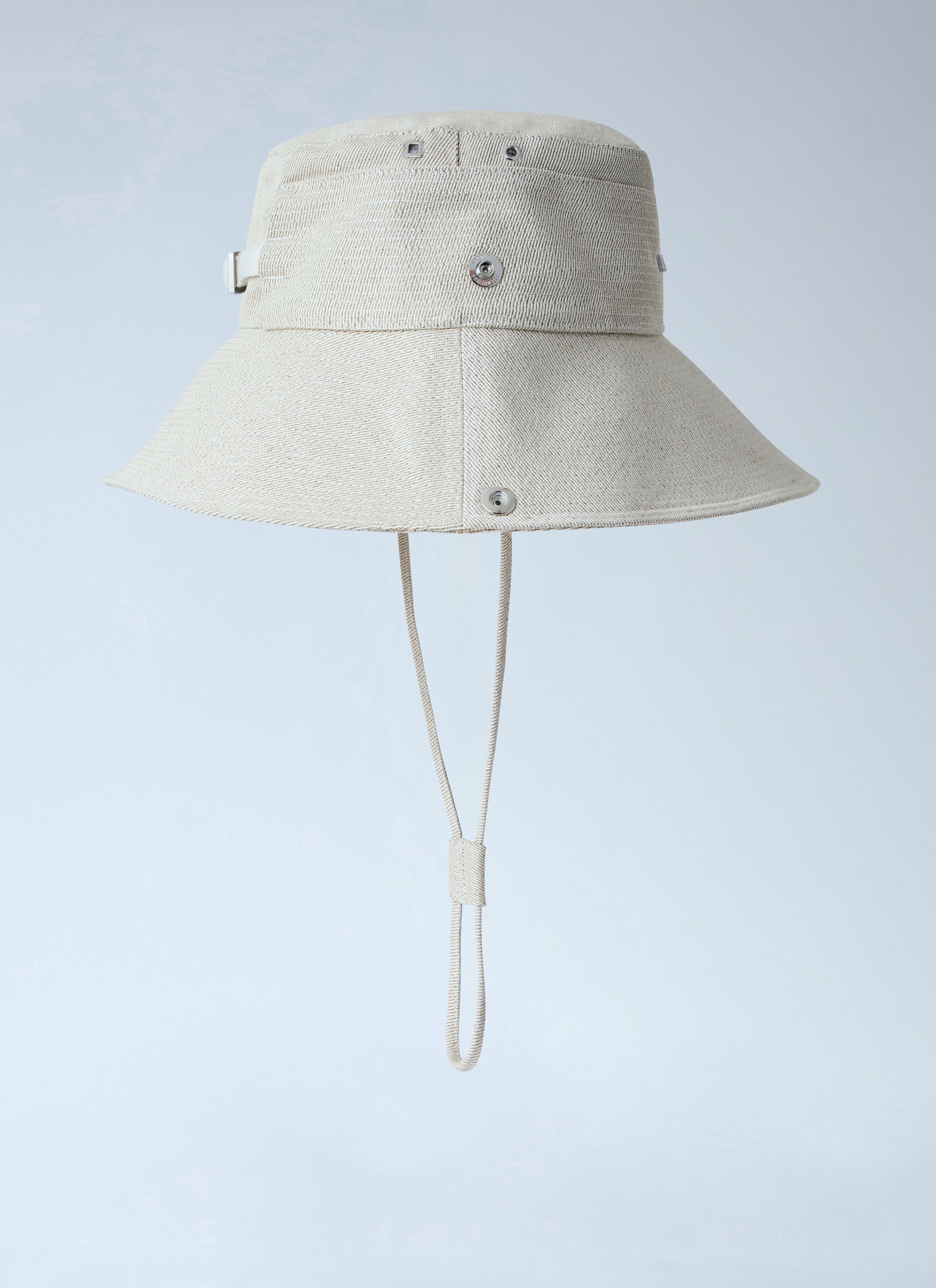 Jacquemus Women's' Le Bob De-Nîmes Bucket Hat in White | LN-CC®