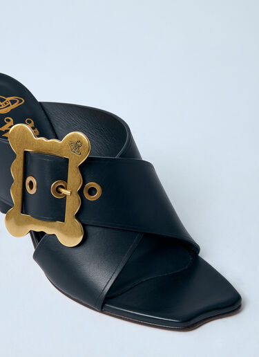 Vivienne Westwood 束带穆勒高跟鞋 黑色 vvw0260013