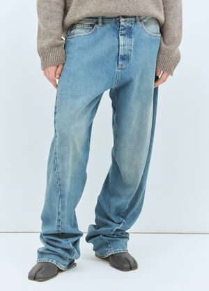 Maison Margiela Diagonal Seam Jeans Brown mla0159005