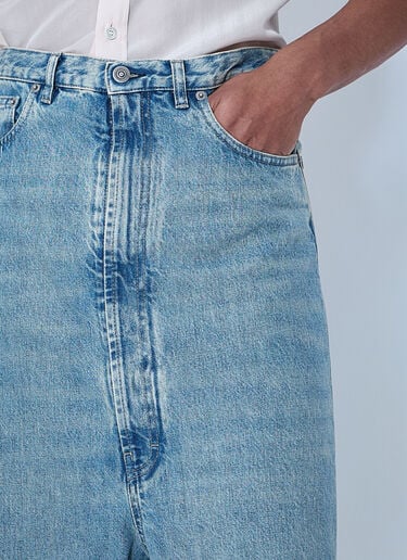 Maison Margiela Wide-Leg Denim Trousers Blue mla0164107
