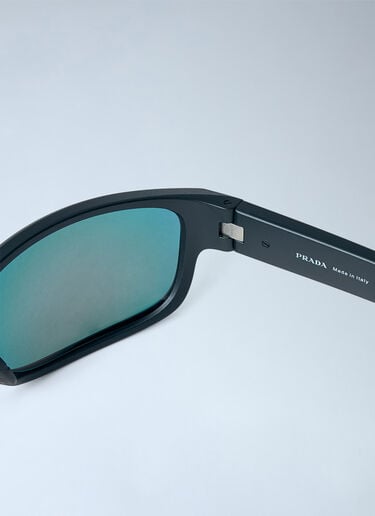 LN-CC® - Prada Linea Rossa: PS C04S Mirrored Sunglasses - Black Prada Linea Rossa PS C04S Mirrored Sunglasses Black lpl0366001