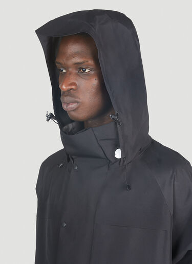4 Moncler Hyke Rhonestock Short Parka Coat Black mhy0151001