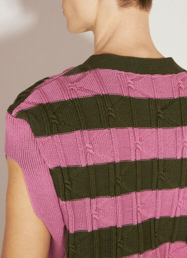 Kiko Kostadinov Merli Knit Vest Pink kko0156018