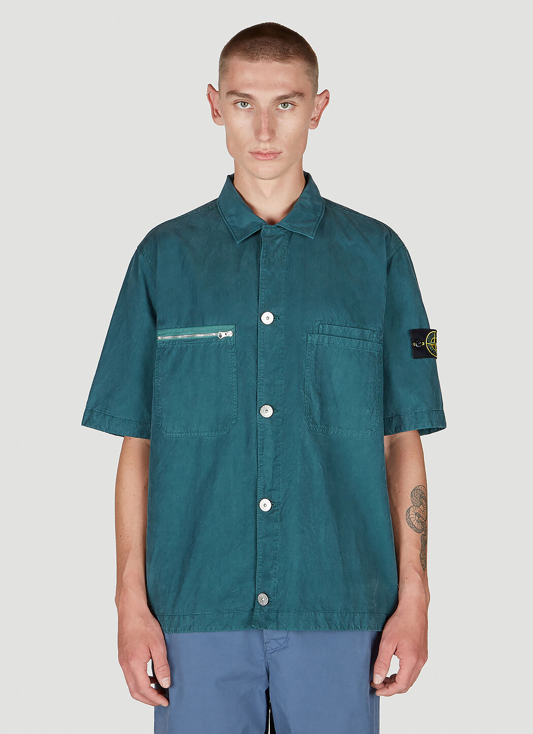 Vintage stone island overshirt hot sale