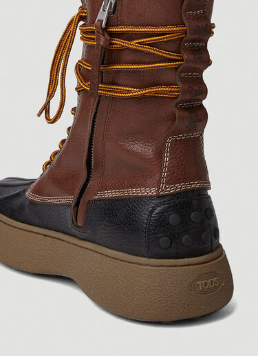 8 Moncler Palm Angels x Tod's Winter Boots Brown mpa0351010