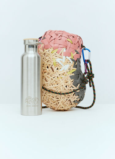 Space Available Woven Water Bottle Holder Set Pink spa0354001