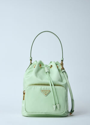 Prada Re-Nylon Bucket Bag Green pra0260039
