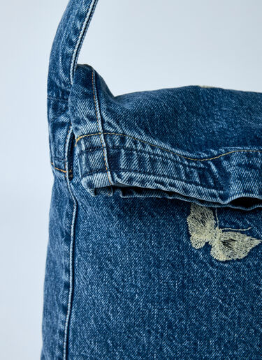 Our Legacy Crossbody Indigo Butterfly Sling Bag Blue our0360049