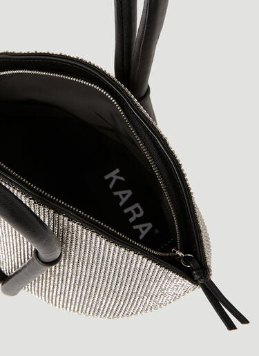 KARA Knot Crystal Embellished Handbag Silver kar0249004
