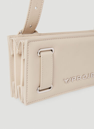 Mini Accordian Shoulder Bag Y/Project Mini Accordian Shoulder Bag Cream ypr0352008