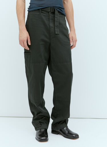 Lemaire ミリタリーカーゴパンツ グレー lem0154004